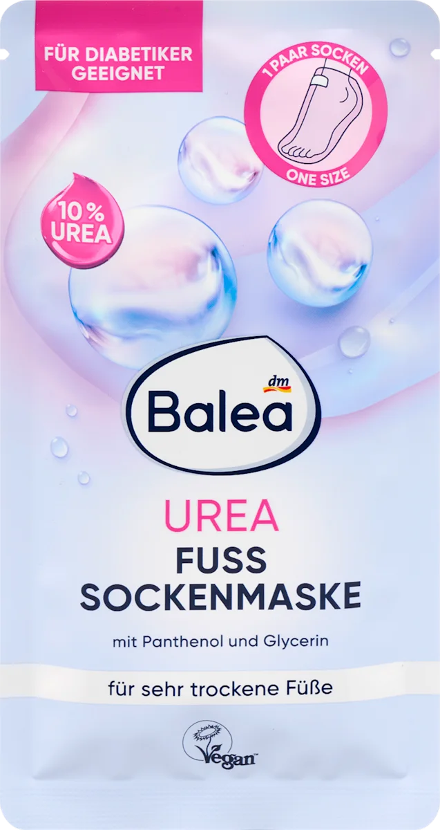 Maska za stopala u obliku čarape- Urea, 1 kom