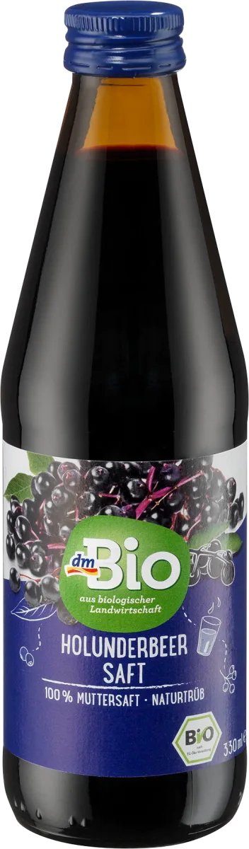 Matični sok crne zove, prirodno mutan, 330 ml