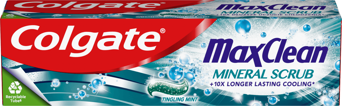 Max Clean pasta za zube - Mineral Scrub, 75 ml