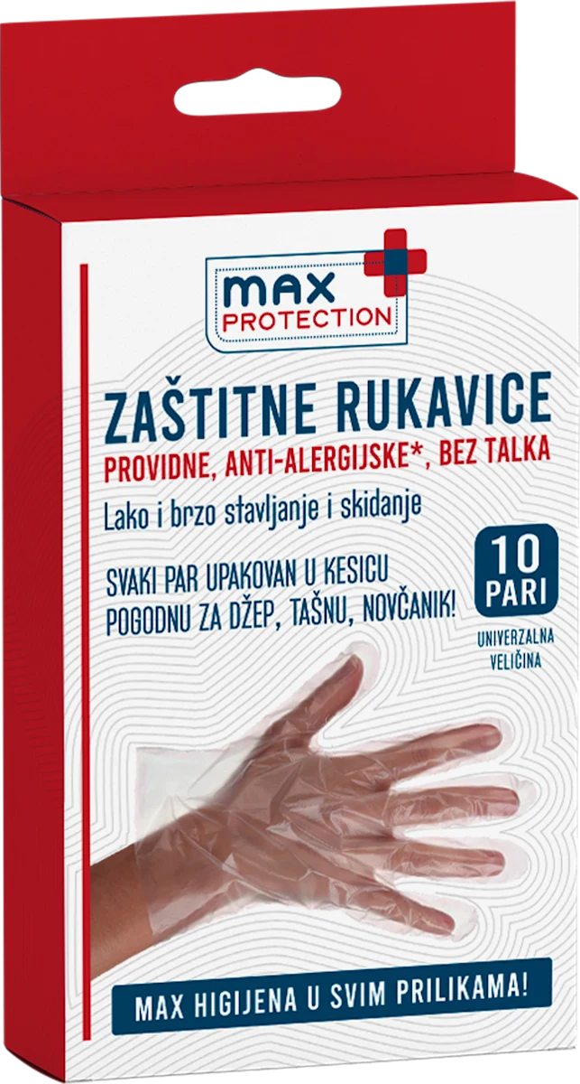 MAX PROTECTION Zaštitne rukavice, 10 kom