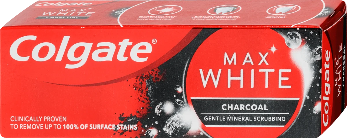 Max White pasta za zube – Charcoal, 20 ml