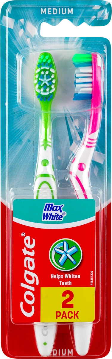 MaxWhite četkica za zube - medium, više vrsta, 2 kom
