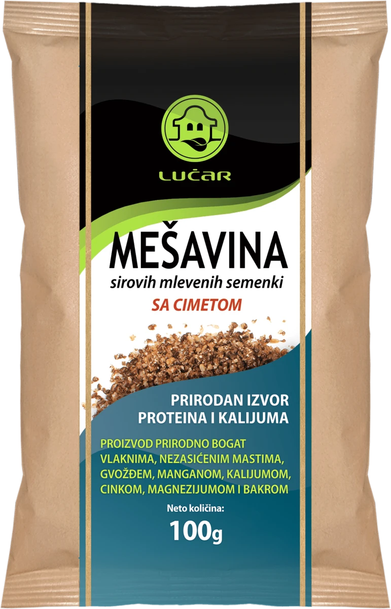 MEŠAVINA sirovih semenki - SA CIMETOM, 100 g