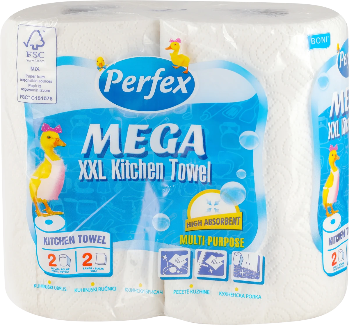 MEGA XXL kuhinjski ubrusi 2-slojni, 2 kom