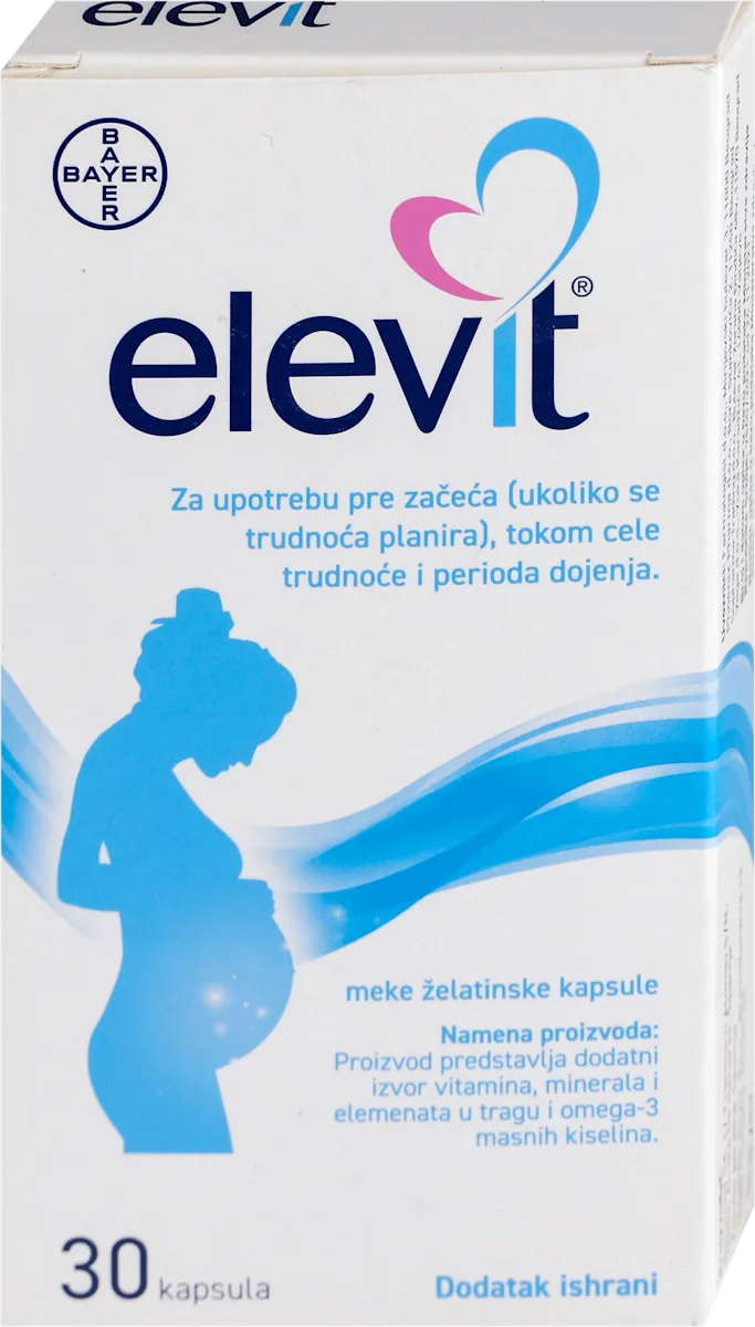 Meke želatinske kapsule - prenatalni vitamini za..., 30 kom