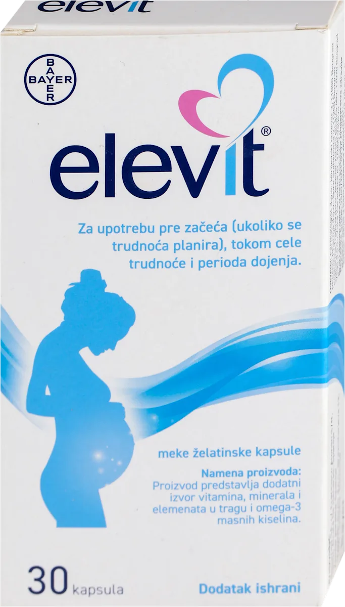 Meke želatinske kapsule - prenatalni vitamini za trudnice i doilje, 30 kom