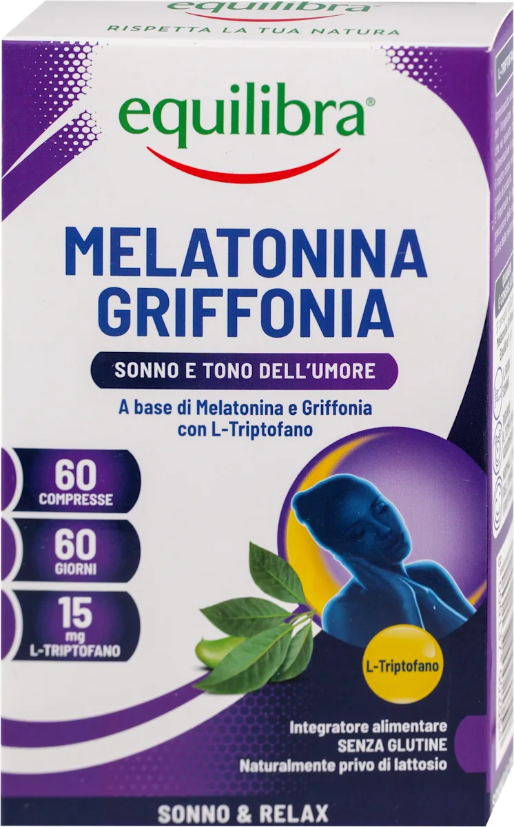 MELATONIN + GRIFFONIA tablete, 60 kom
