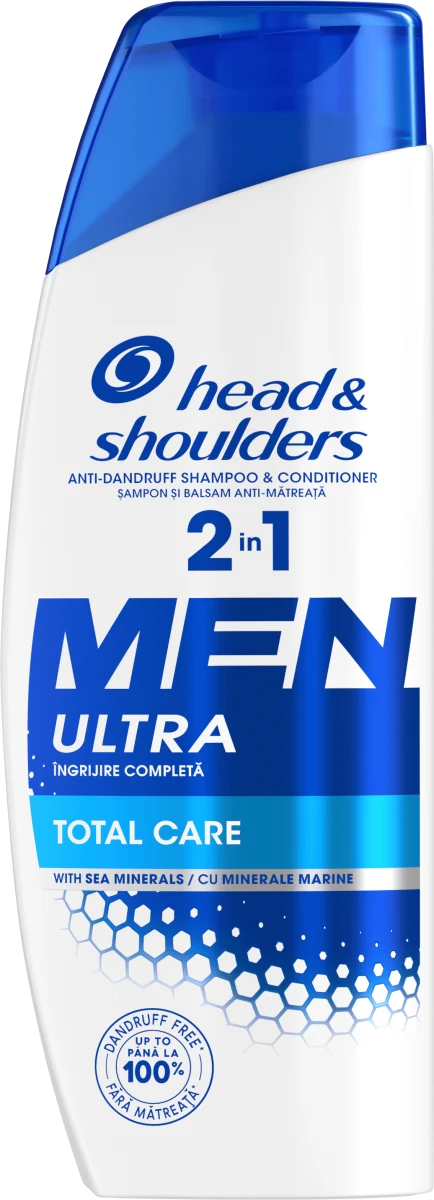 MEN 2in1 ULTRA TOTAL CARE šampon protiv peruti za..., 330 ml