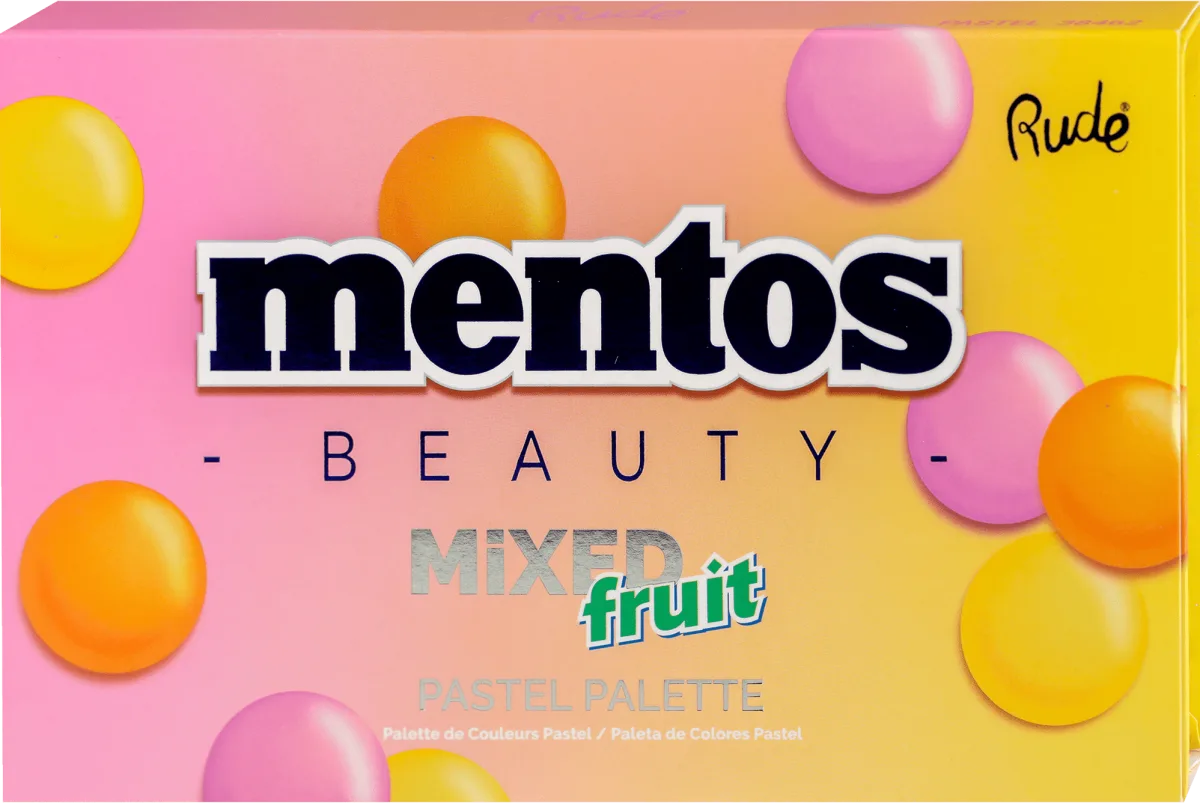 Mentos BEAUTY Mixed Fruit Pastel paleta senki za..., 1 kom