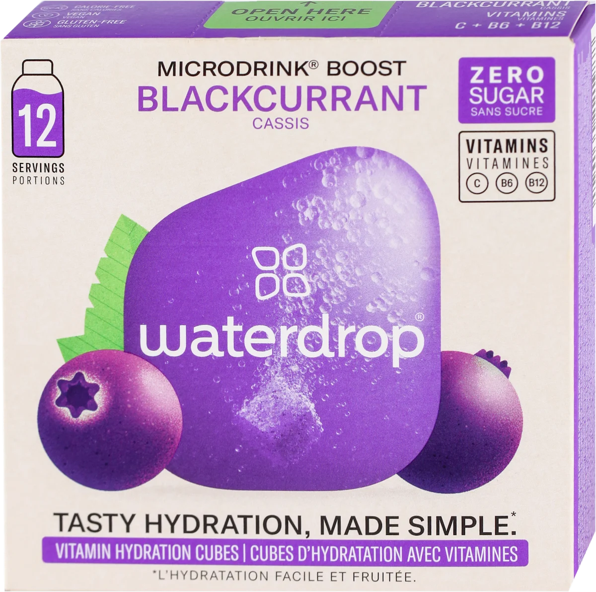 MICORDRINK BLACKCURRANT crna ribizla, zova, asai..., 12 kom