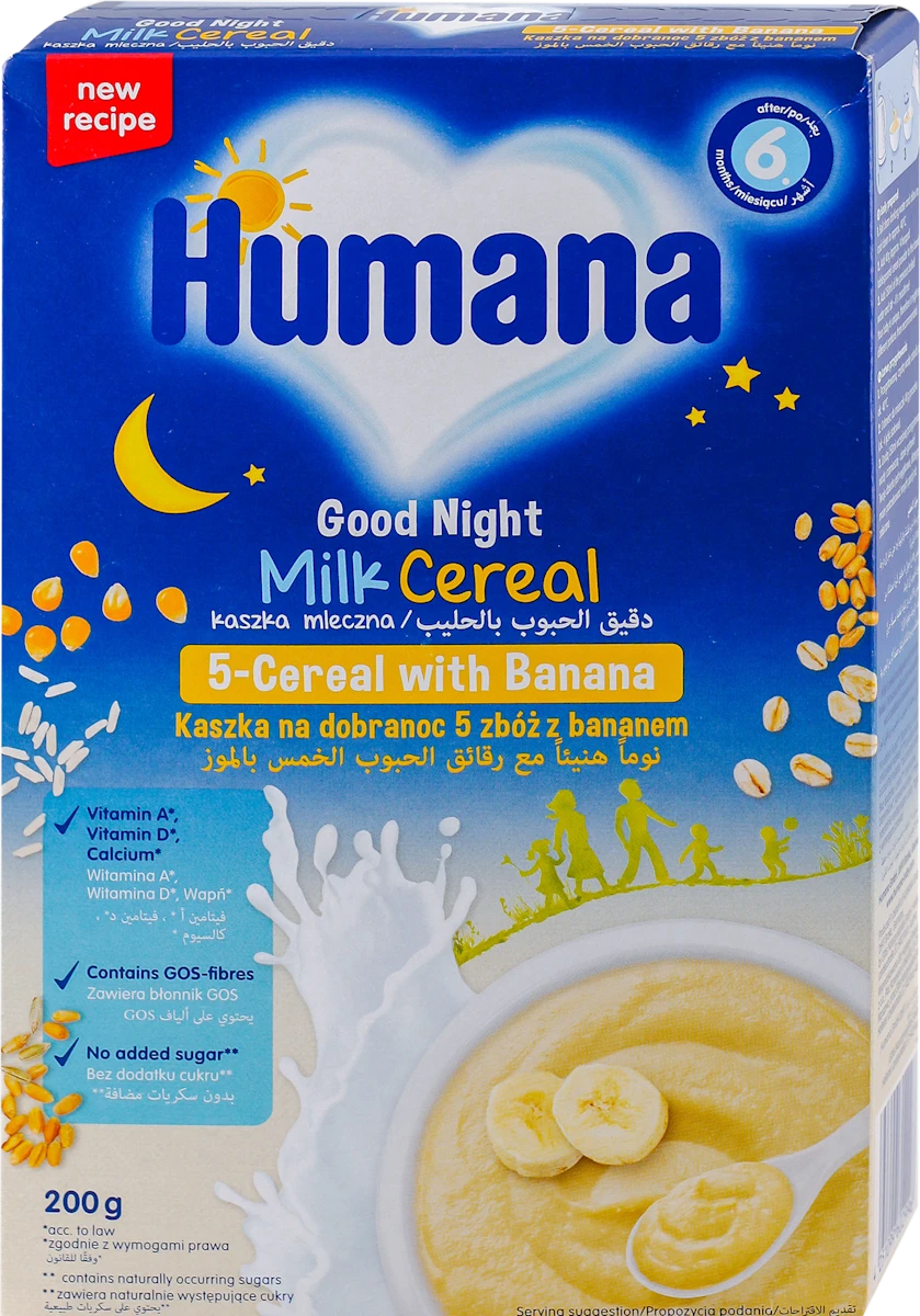 Milk Cereal kaša za laku noć - 5 žitarica sa..., 200 g