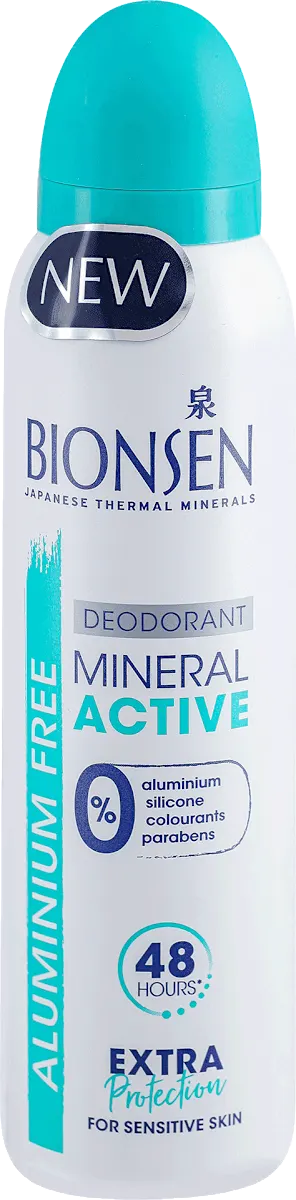 MINERAL ACTIVE, dezodorans u spreju, 150 ml