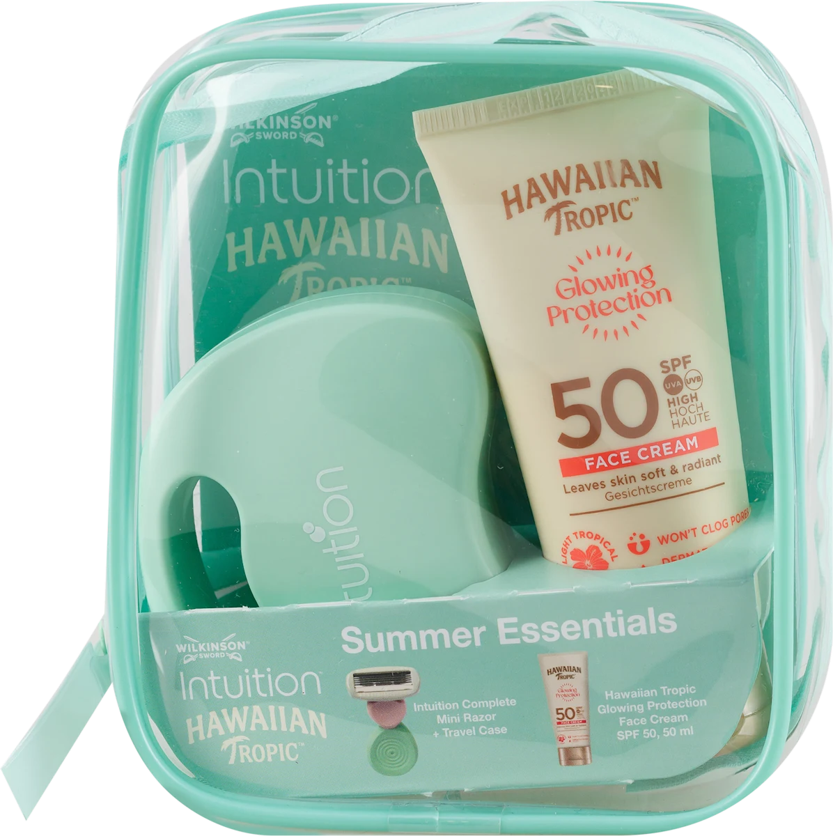 mini brijač+HAWAIIAN Tropic krema za lice lice, 1 kom