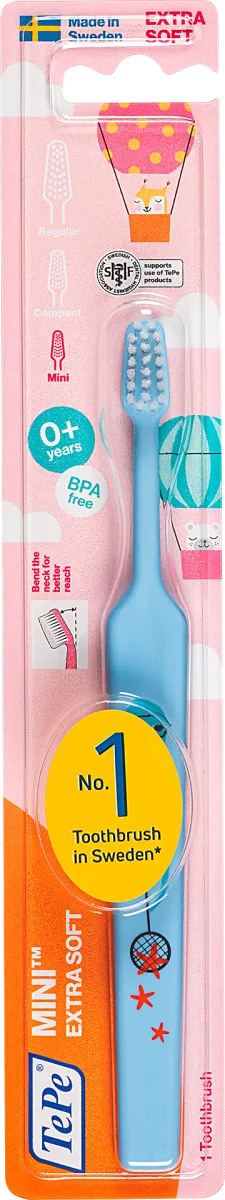 MINI dečija četkica za zube - extra soft, od 0-3..., 1 kom