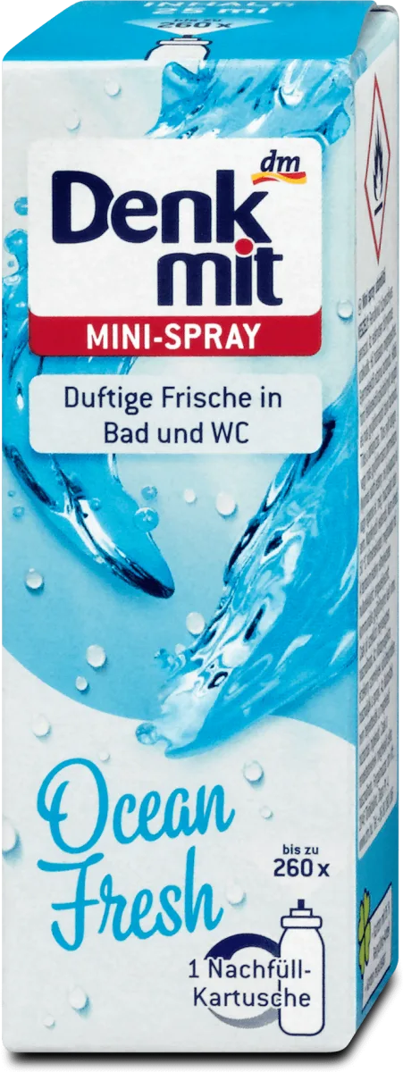 mini osveživač prostora u spreju - Ocean Fresh, 25 ml