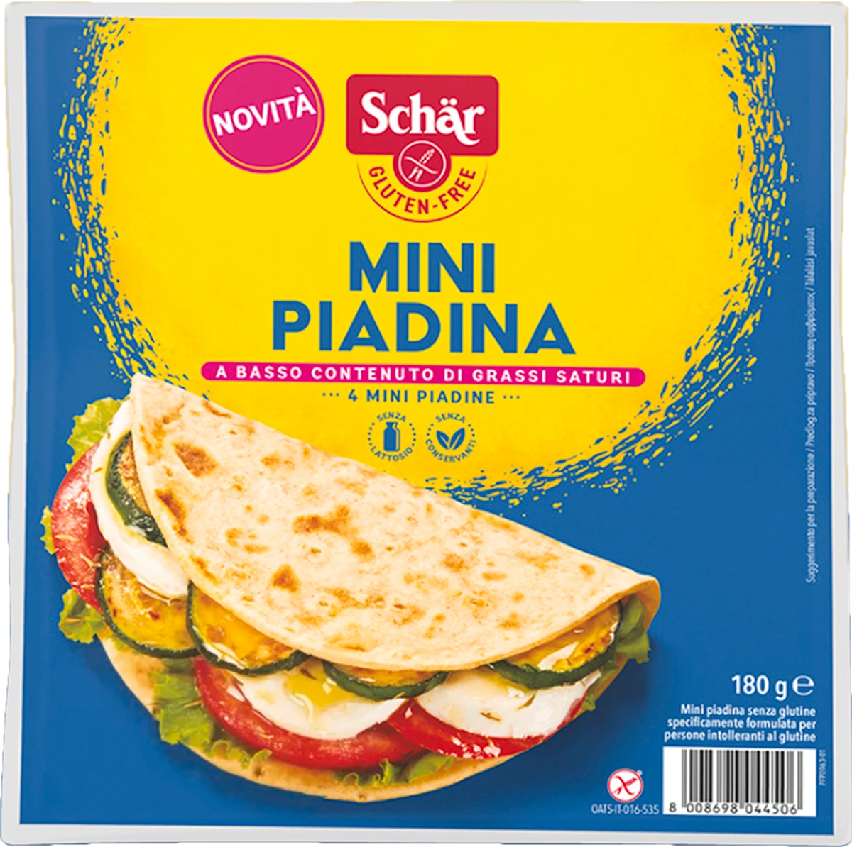MINI PIADINA tortilja bez glutena, 180 g