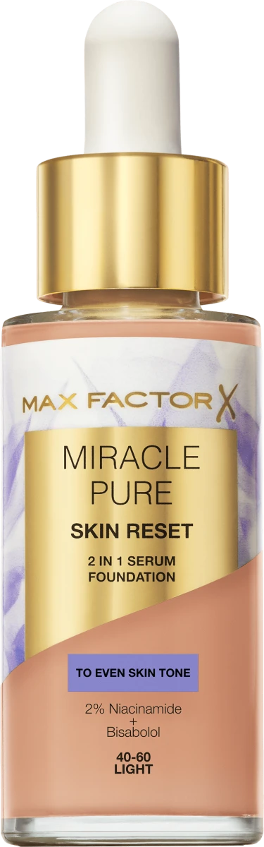 MIRACLE PURE 2IN1 tonirani serum - 40-60 LIGHT, 30 ml
