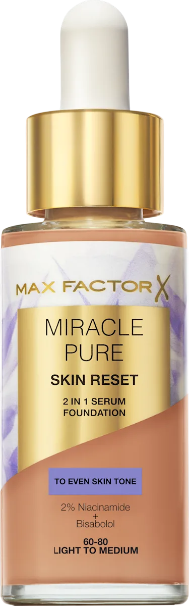 MIRACLE PURE 2IN1 tonirani serum - 60-80 LIGHT TO..., 30 ml