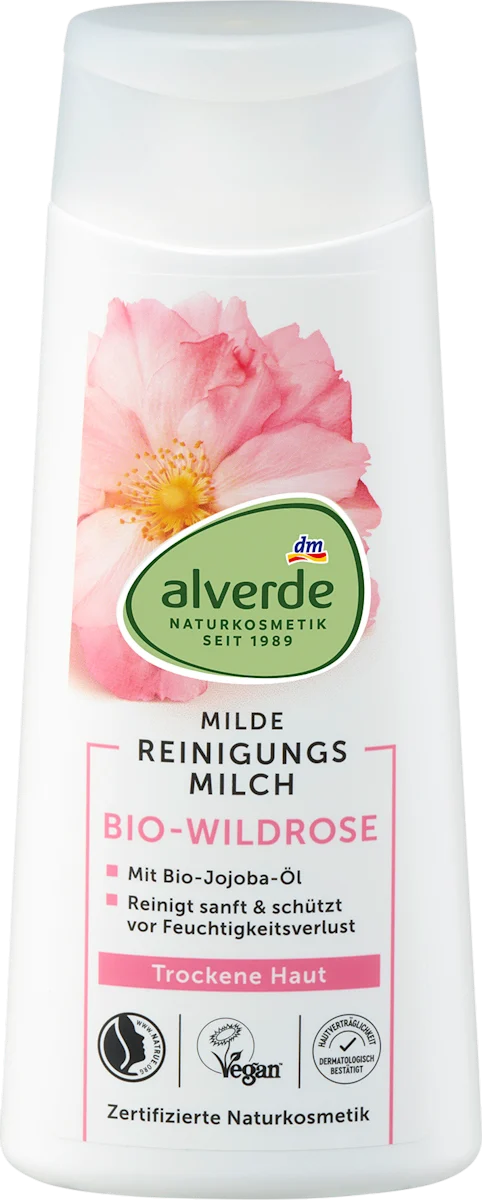 Mleko za čišćenje lica divlja ruža, 200 ml