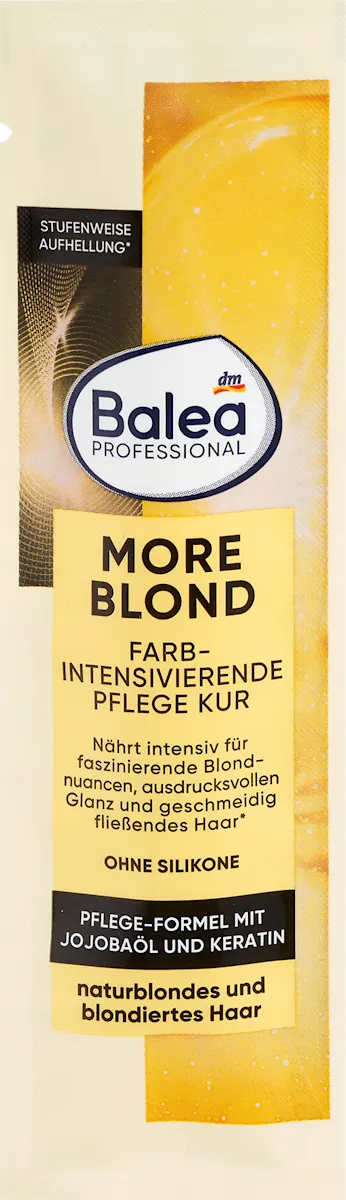 MORE BLOND intenzivno pakovanje za plavu i..., 20 ml