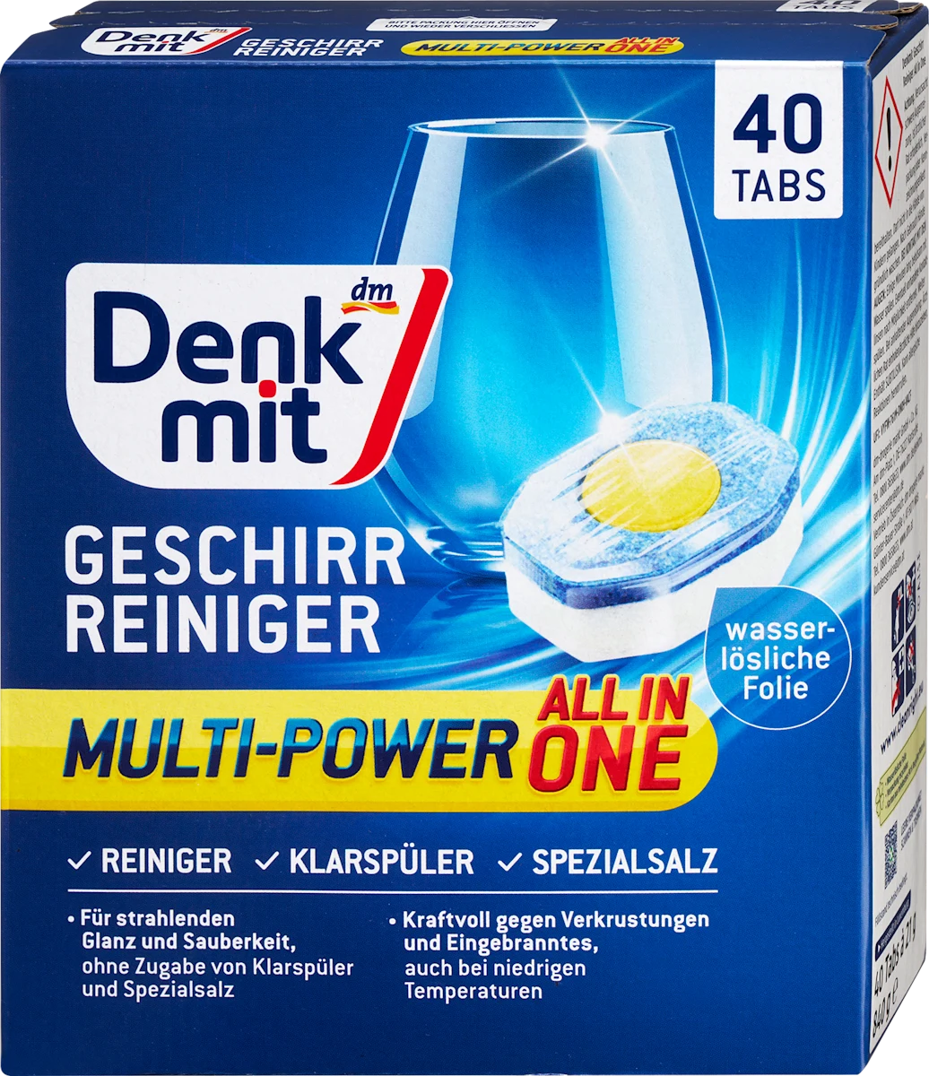 Multi-Power 12 tablete za mašinu za sudove, 40 kom