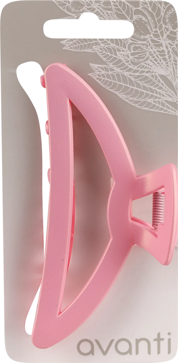 Šnala za kosu – roze, geometrijski dizajn, 1 kom