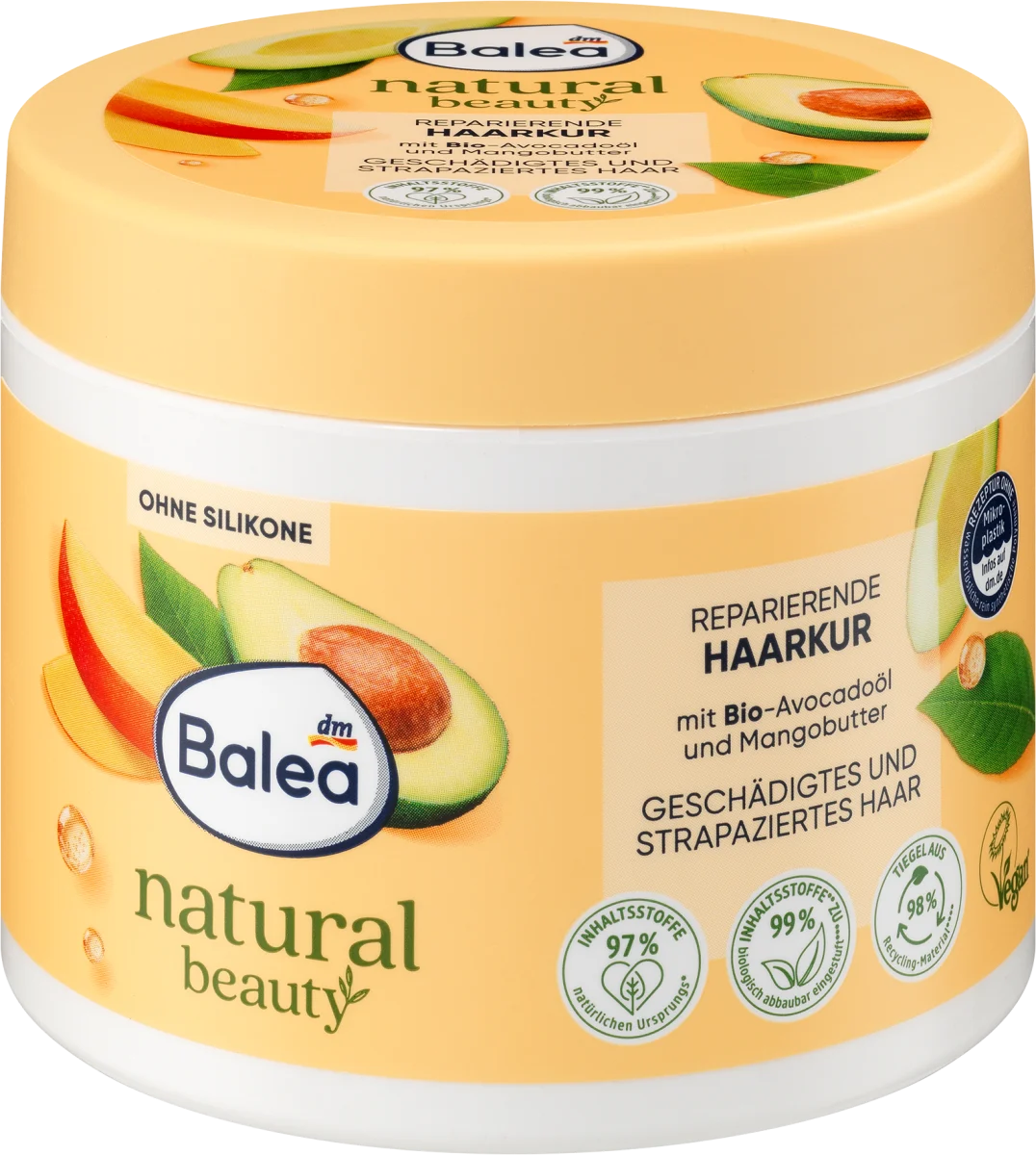 natural beauty pakovanje za kosu - organski..., 300 ml