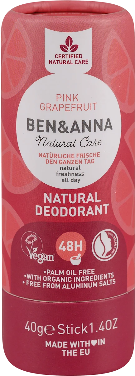 Natural Care dezodorans u stiku - PINK GRAPEFRUIT, 40 g