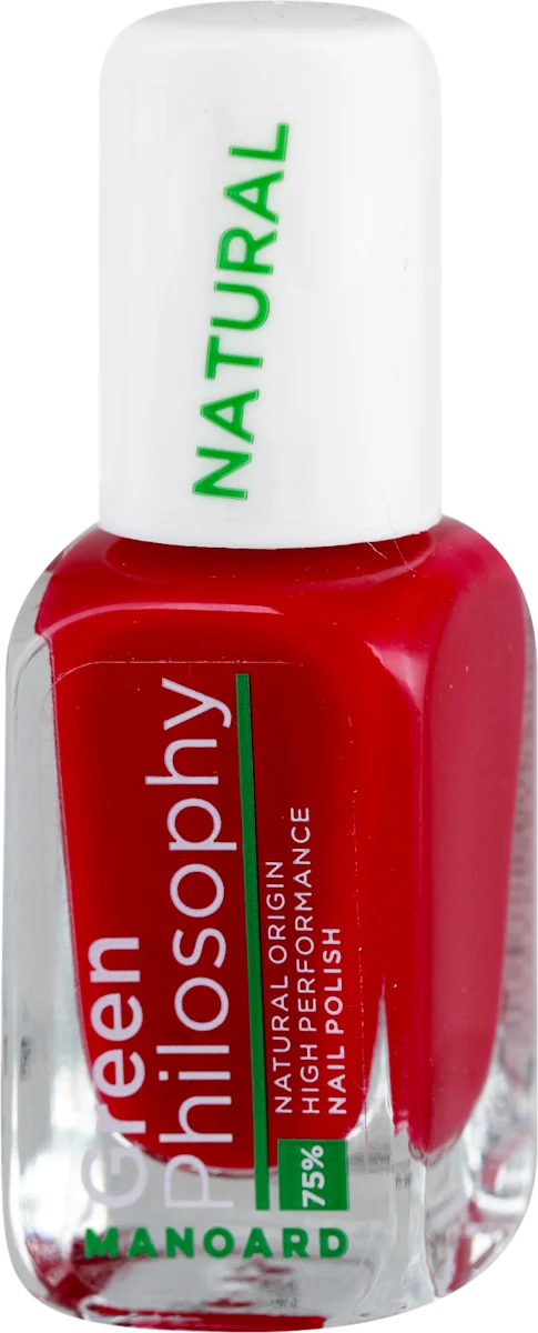 NATURAL Green Philosophy lak za nokte - RED, 11 ml