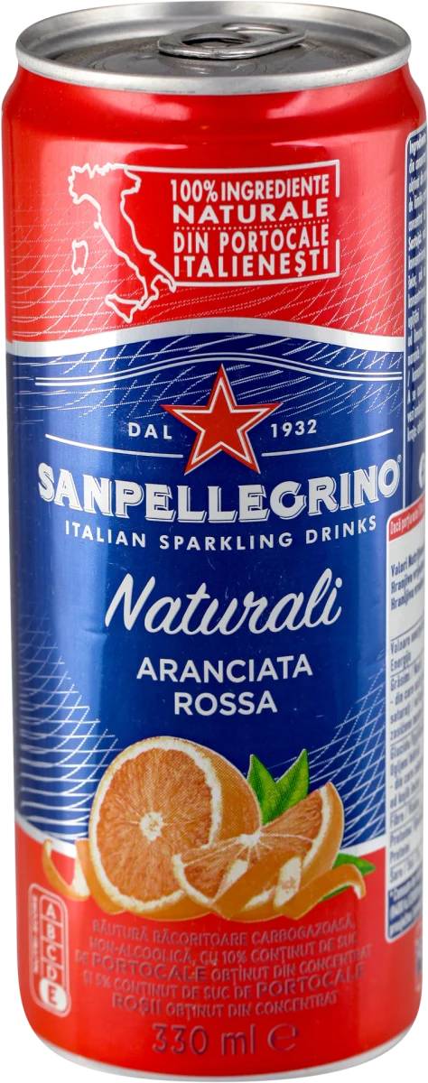 Naturali  ARANCIATA ROSSA gazirani sok - crvena..., 0,33 l