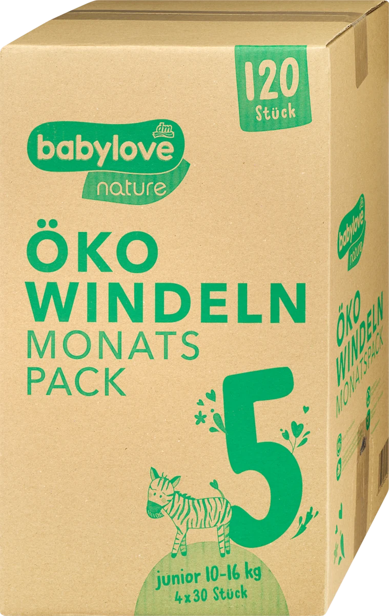 nature pelene, veličina 5 junior (10-16 kg),..., 120 kom