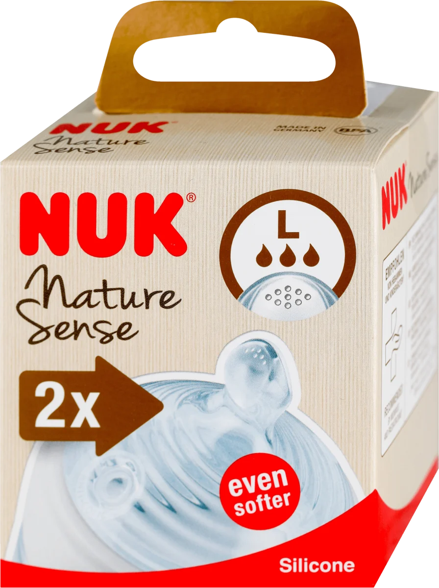 Nature Sense silikonska cucla, veličina L, 2 kom