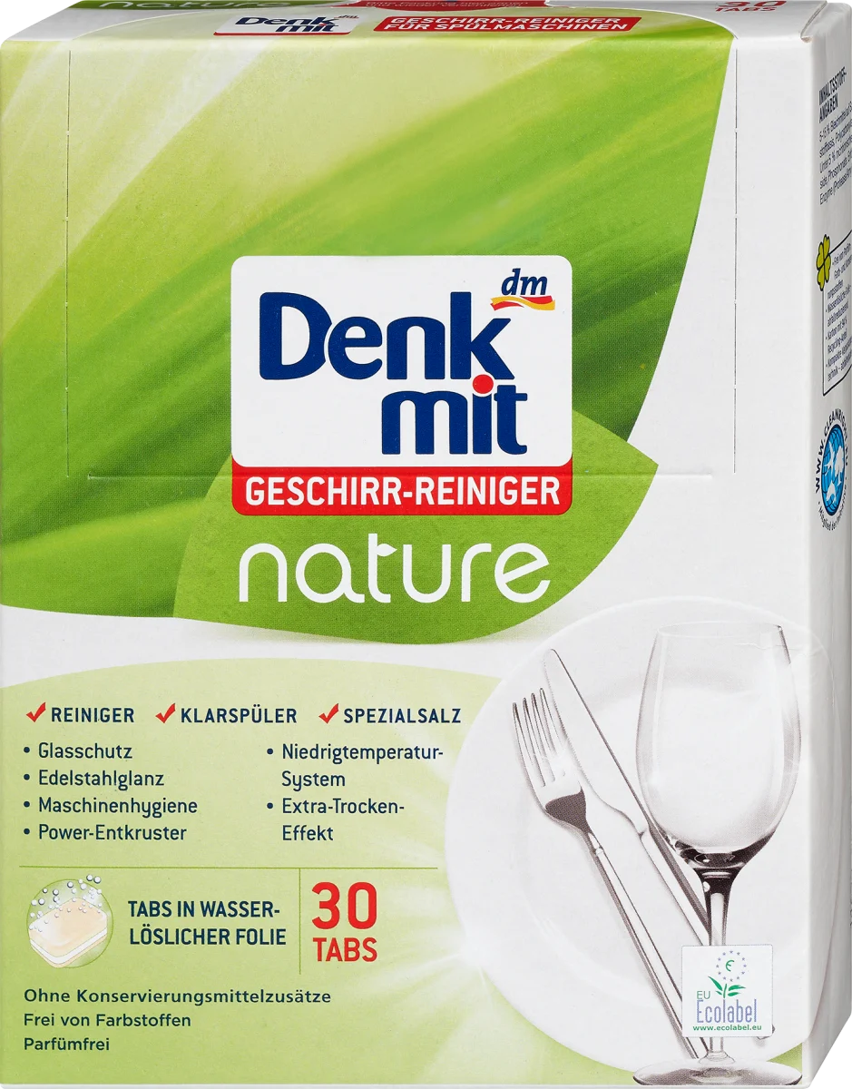 nature tablete za mašinsko pranje sudova, 30 kom