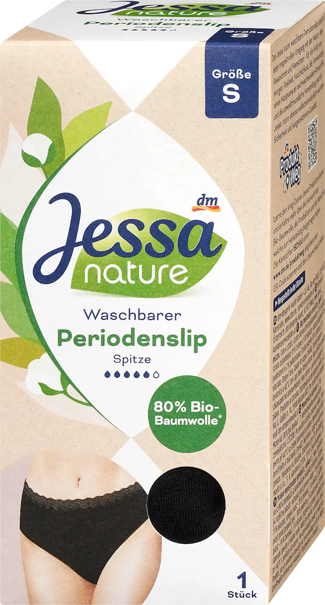 nature višekratne menstrualne gaćice crne..., 1 kom