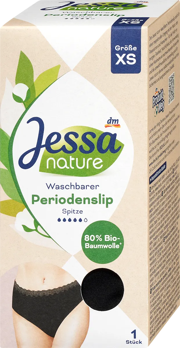 nature višekratne menstrualne gaćice, veličina XS, 1 kom