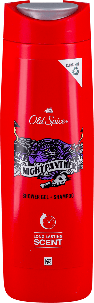 NIGHTPANTHER - šampon i gel za tuširanje, 400 ml
