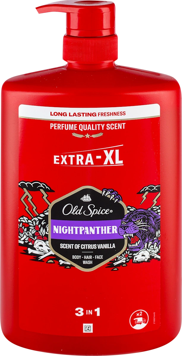 NIGHTPANTHER EXTRA-XL 3 IN 1 gel za tuširanje, 1.000 ml