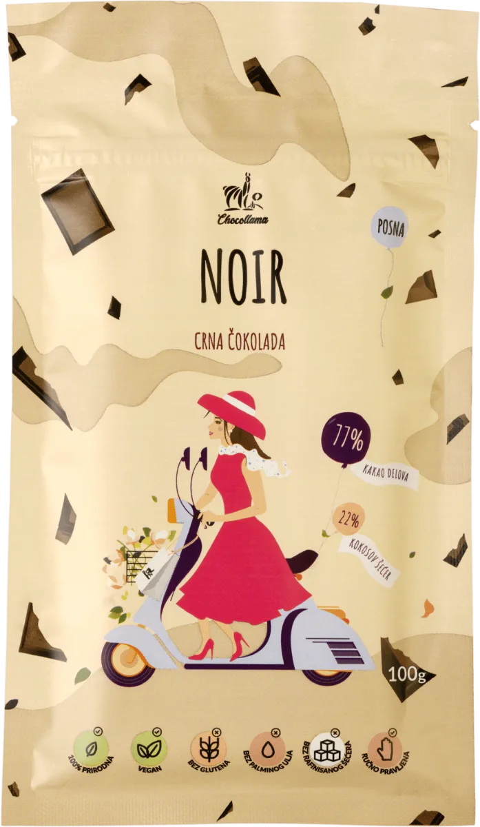 NOIR crna čokolada, 100 g