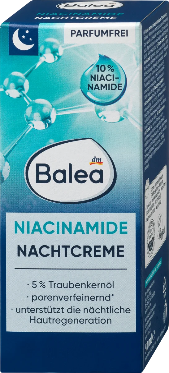Noćna krema za lice sa niacinamidom, 50 ml