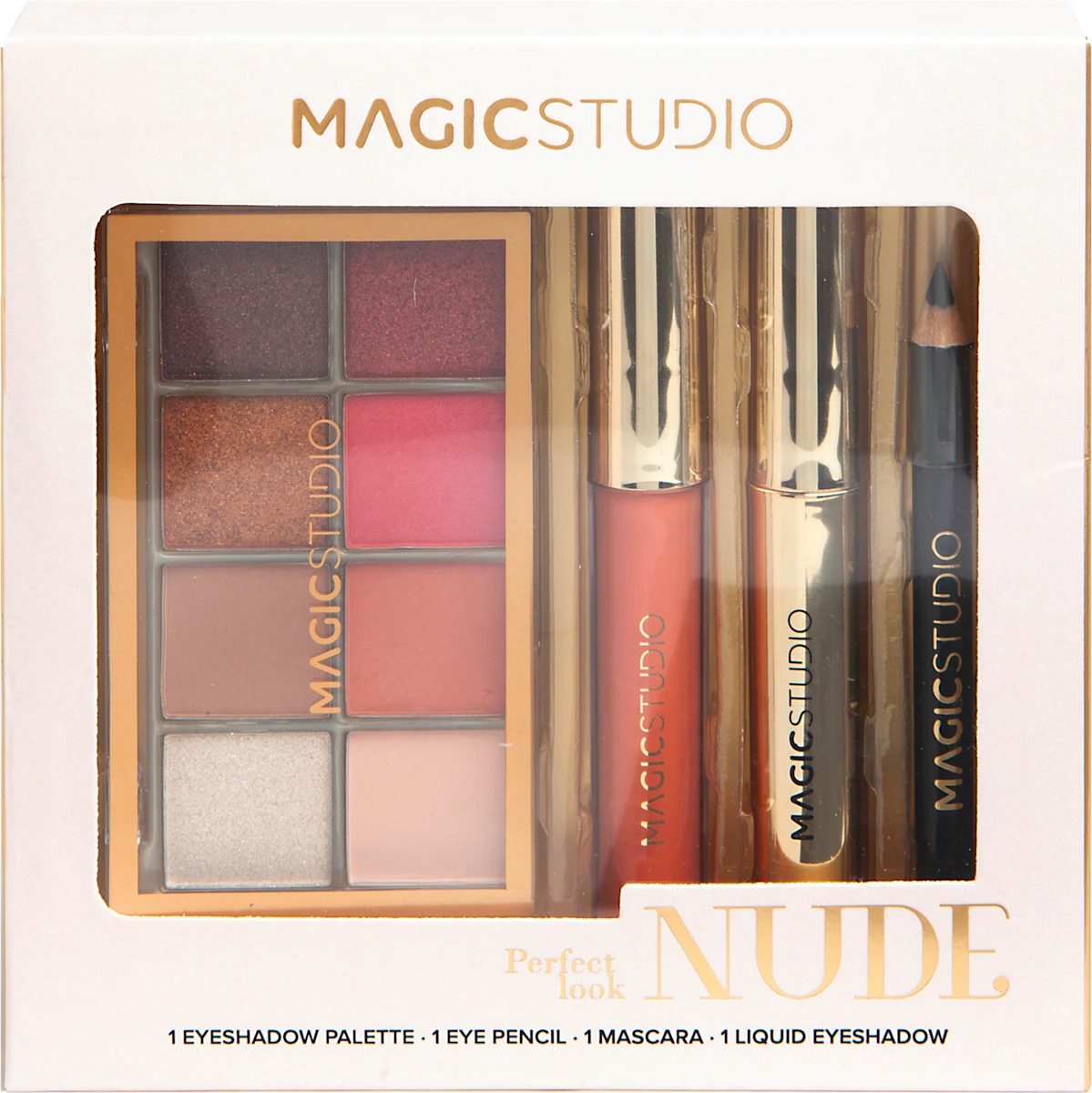 NUDE Perfect look Set za šminkanje, 4 kom