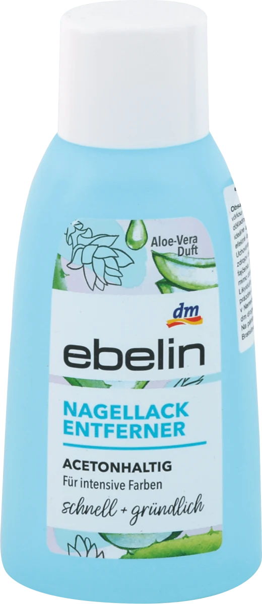 Odstranjivač laka za nokte sa acetonom – aloe vera, 125 ml
