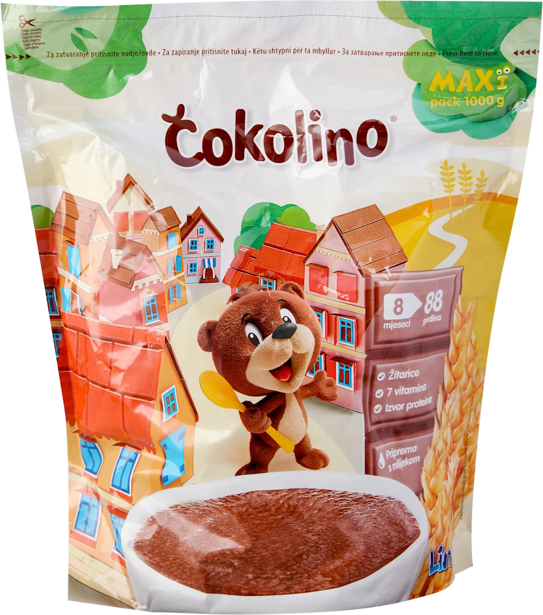 Čokolino MAXI pack - instant pahuljice od žita i..., 1 kg