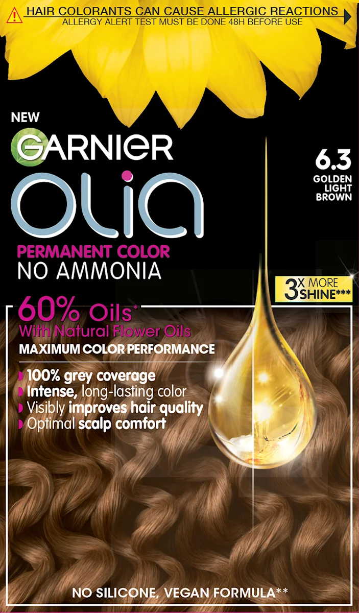 Olia 6.3 GOLDEN LIGHT BROWN boja za kosu, 1 kom