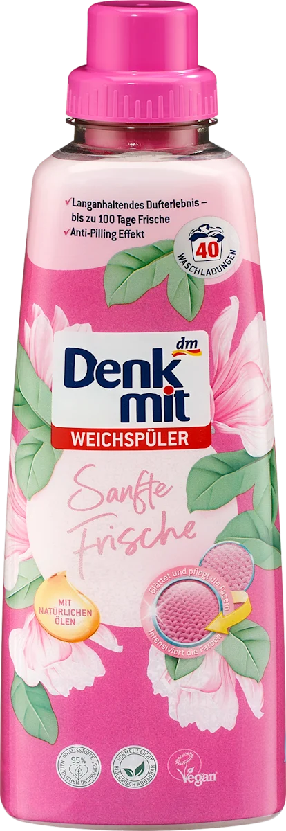 Omekšivač za veš Sanfte Frische – 40 pranja, 1 l
