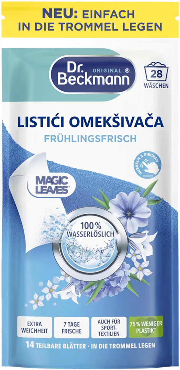 Omekšivač za veš u listićima - Floral Fresh, 14 kom