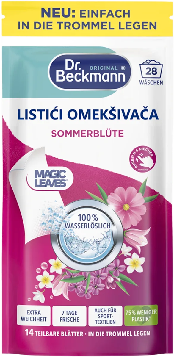Omekšivač za veš u listićima - Summer Blossom, 14 kom