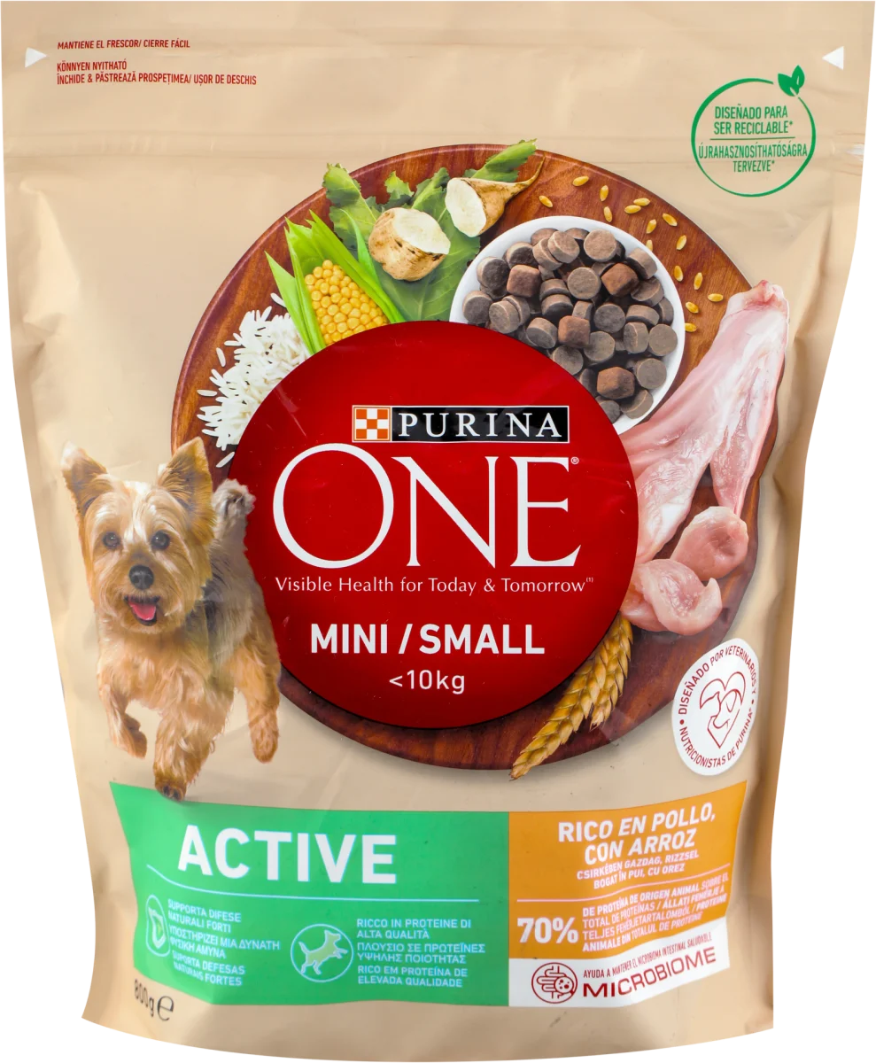 ONE ACTIVE suva hrana za mini i male pse -..., 800 g