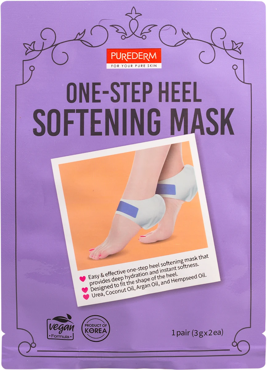 ONE-STEP HEEL maska za negu kože peta, 1 par, 1 kom