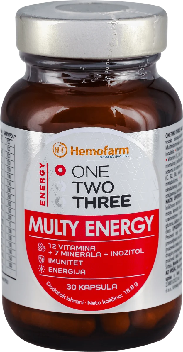ONE TWO THREE MULTY ENERGY kapsule, 30 kom