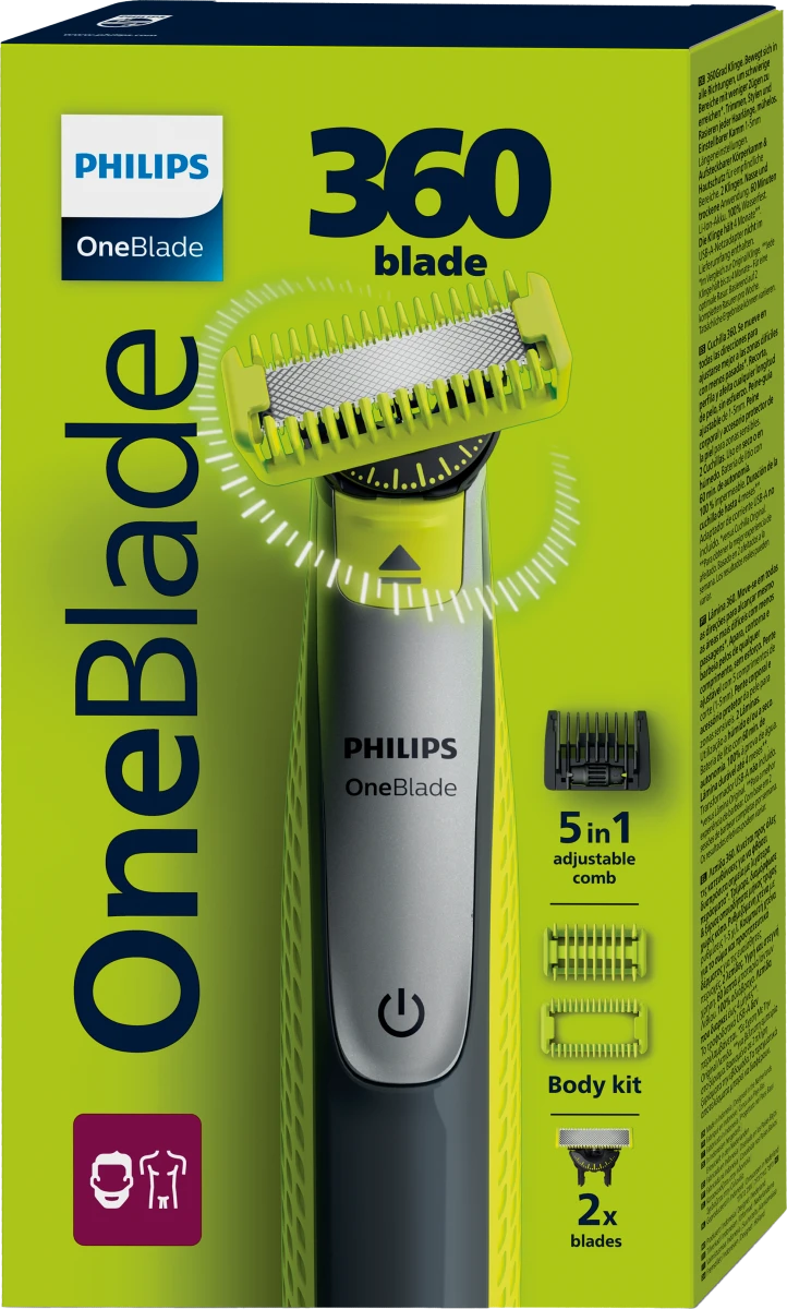 OneBlade 360 blade 5in1 brijač za lice i telo..., 1 kom